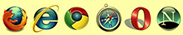Logotipos de navegadores de internet